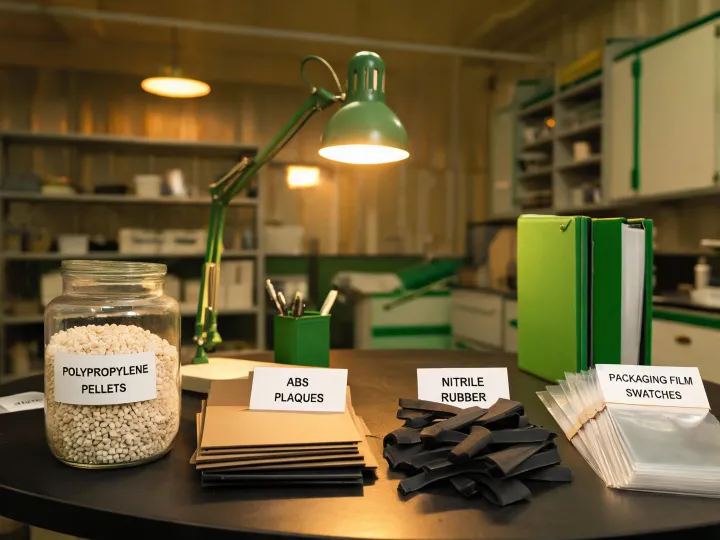 Polymer pellets and lab samples